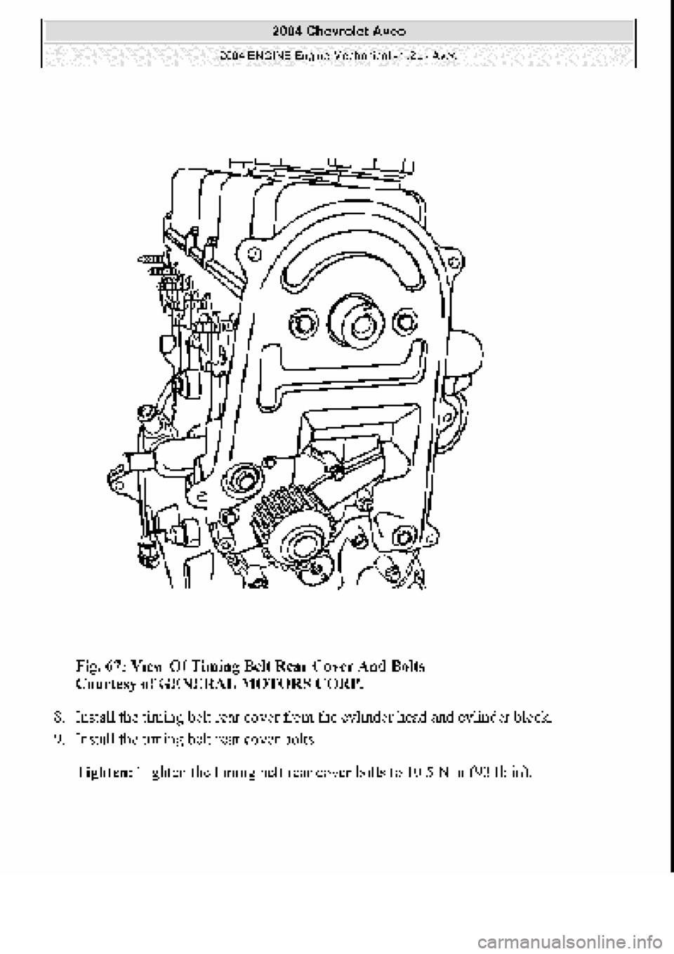 CHEVROLET AVEO 2002  Service Repair Manual 