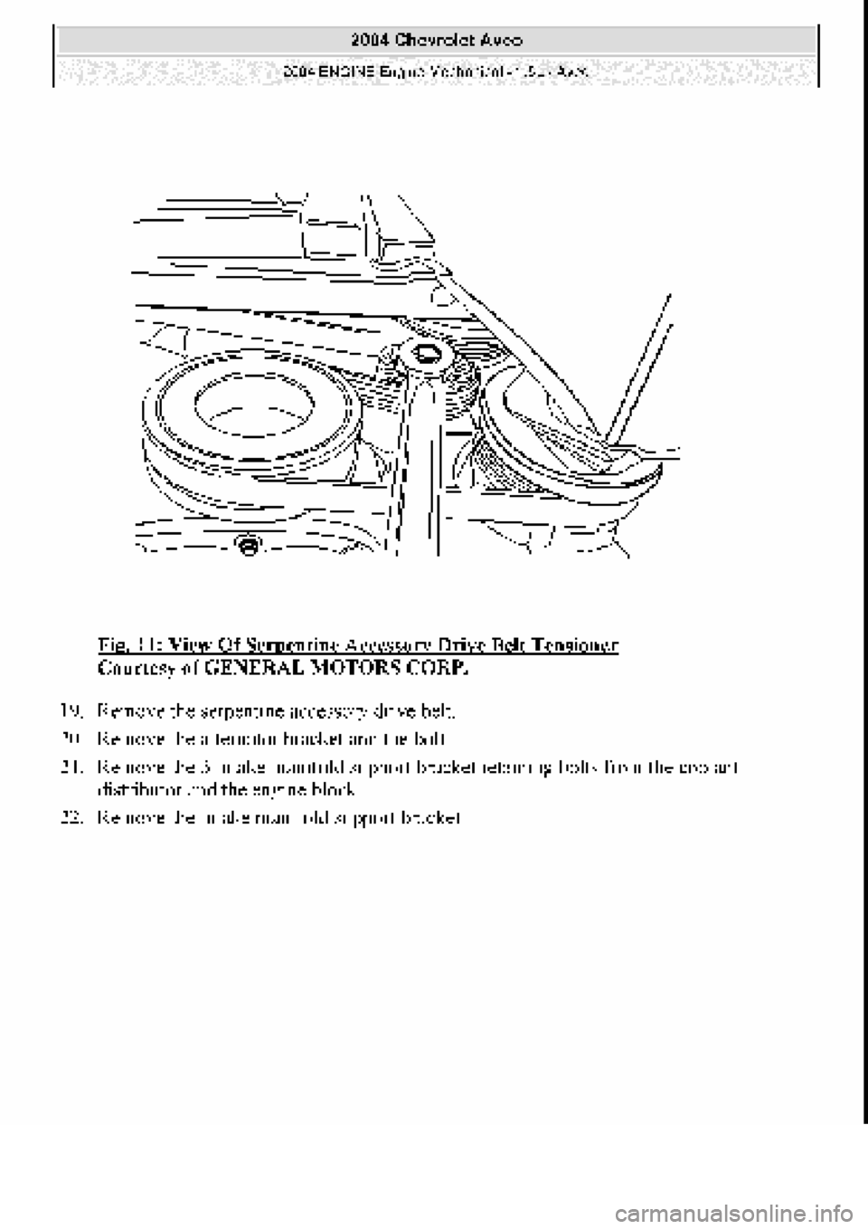 CHEVROLET AVEO 2002  Service Repair Manual 