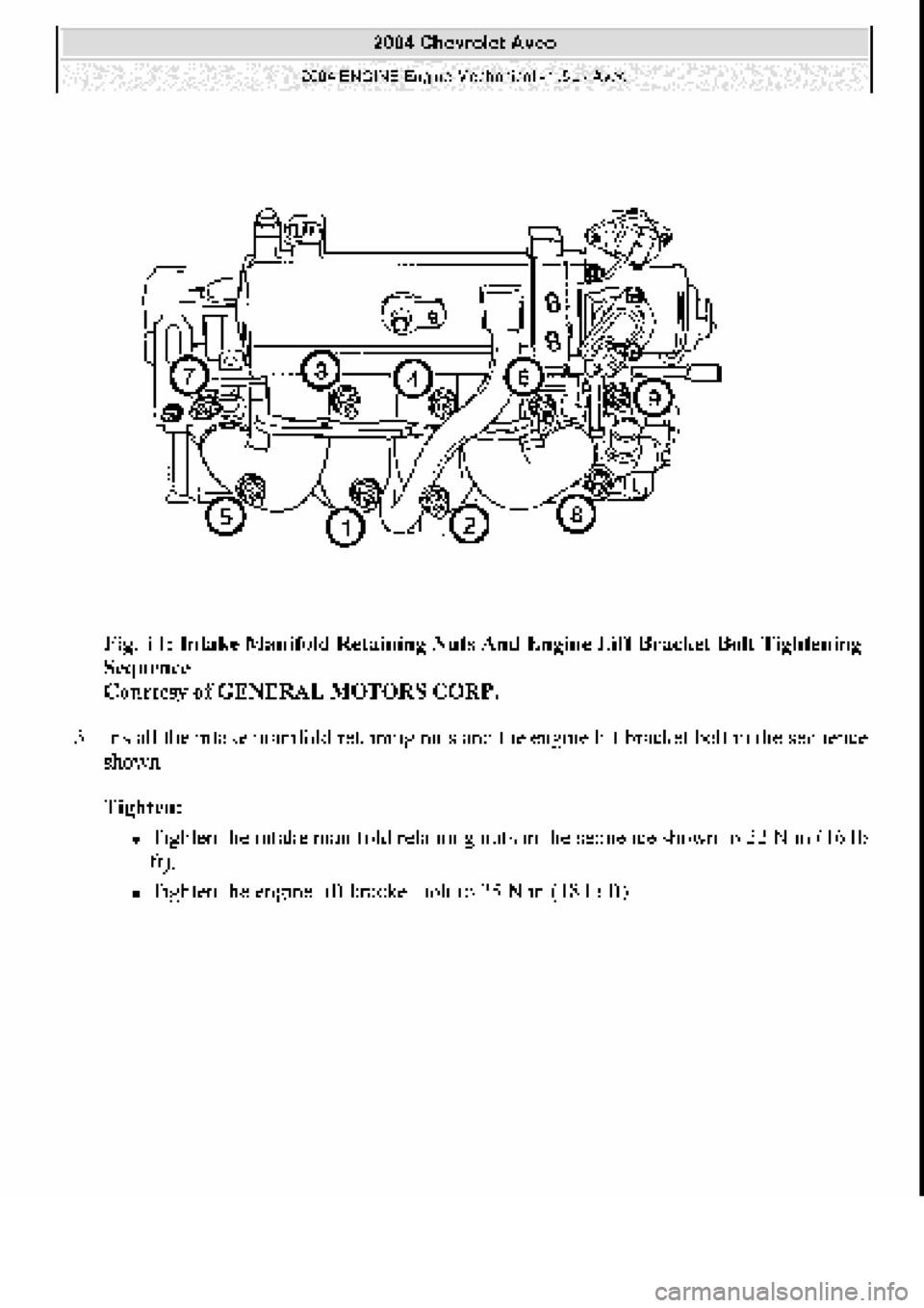 CHEVROLET AVEO 2002  Service Repair Manual 