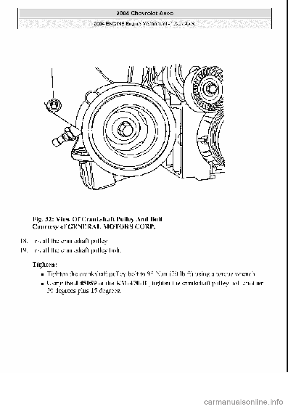 CHEVROLET AVEO 2002  Service Repair Manual 