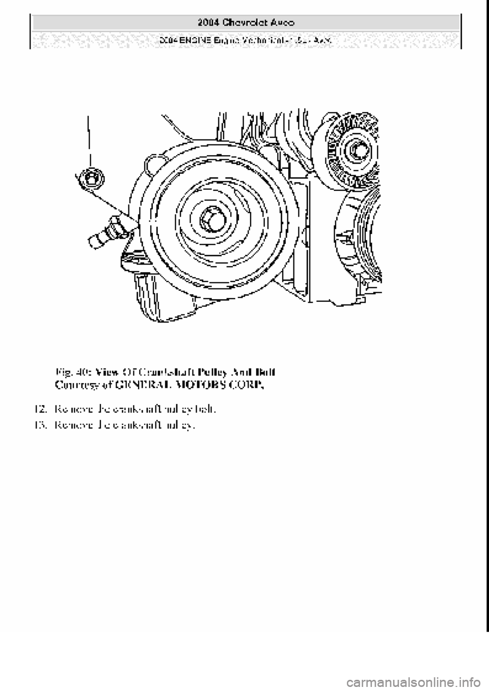 CHEVROLET AVEO 2002  Service Repair Manual 