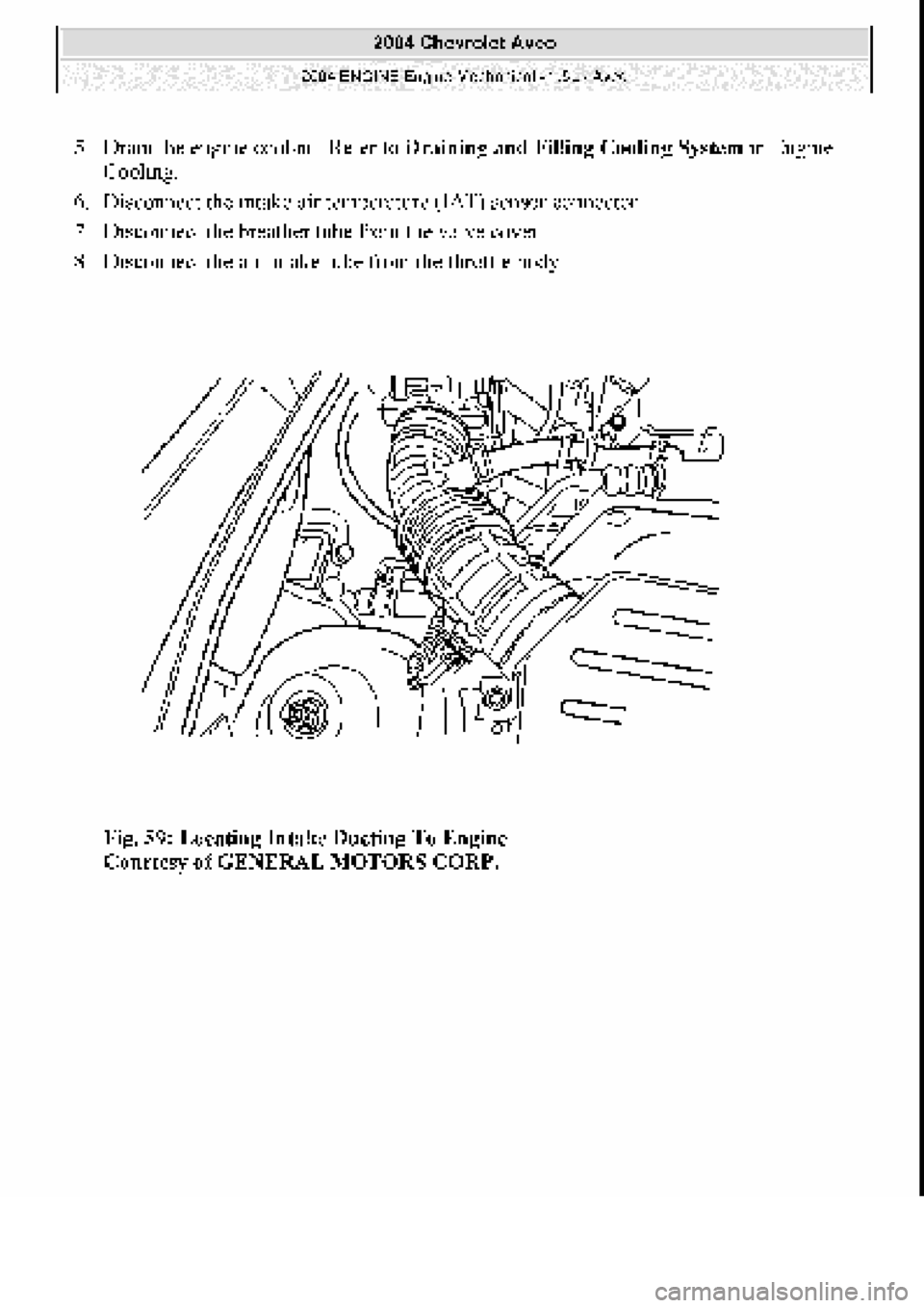 CHEVROLET AVEO 2002  Service Repair Manual 