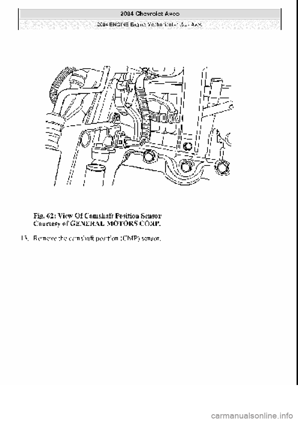 CHEVROLET AVEO 2002  Service Repair Manual 