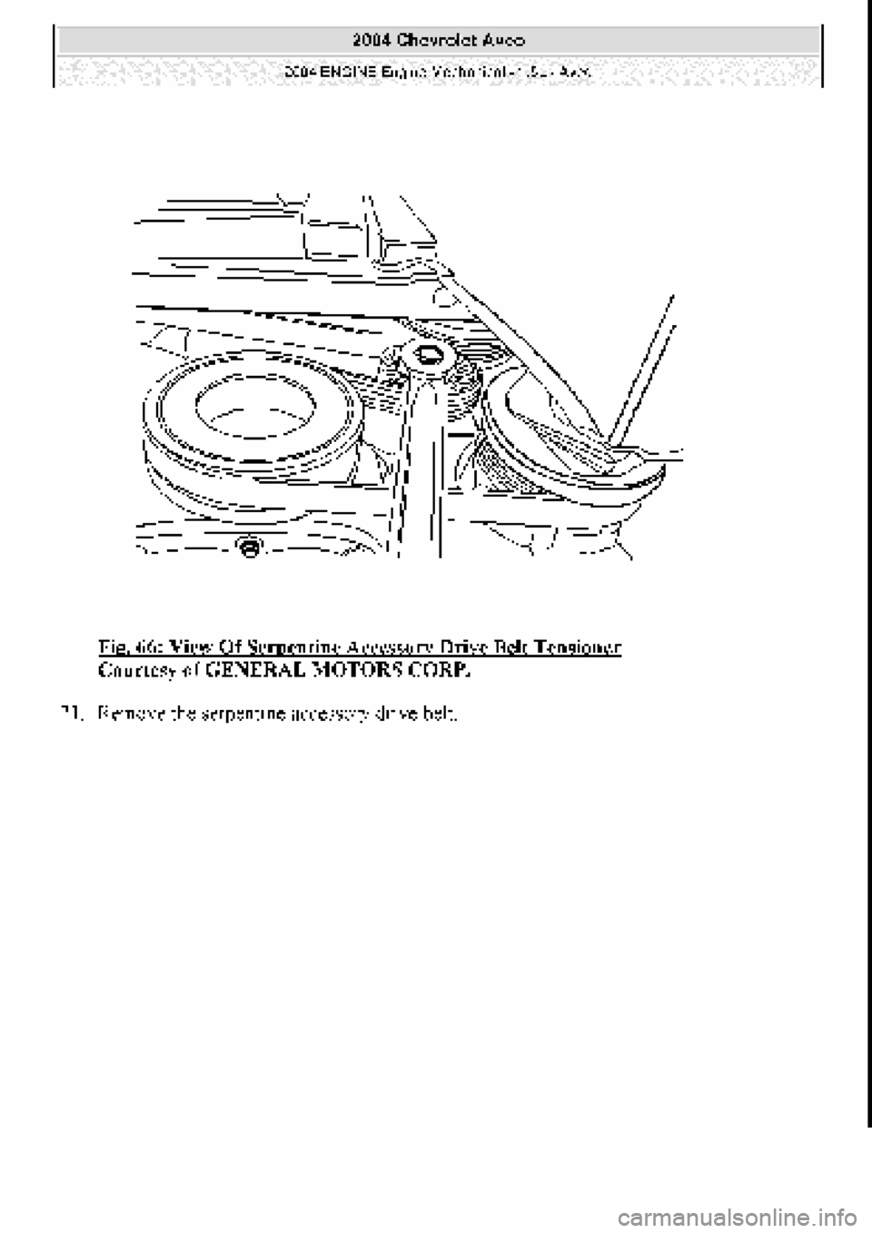 CHEVROLET AVEO 2002  Service Repair Manual 
