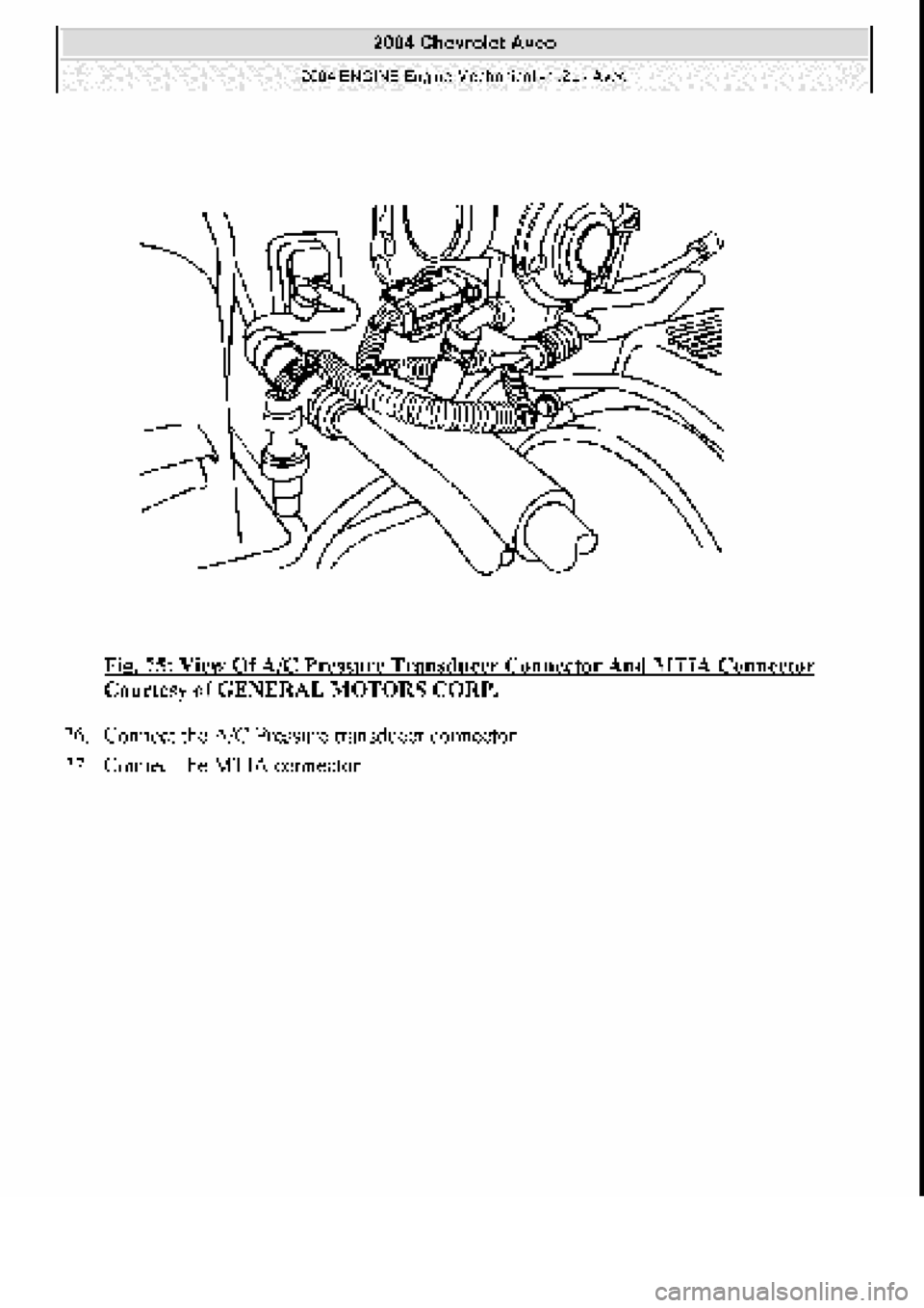 CHEVROLET AVEO 2002  Service Repair Manual 