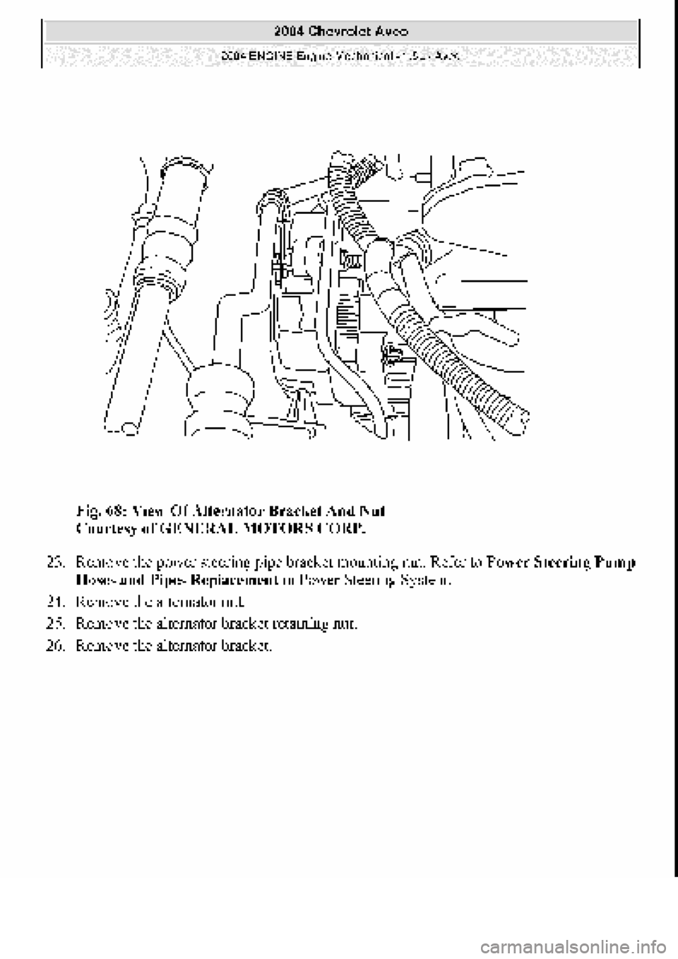 CHEVROLET AVEO 2002  Service Repair Manual 