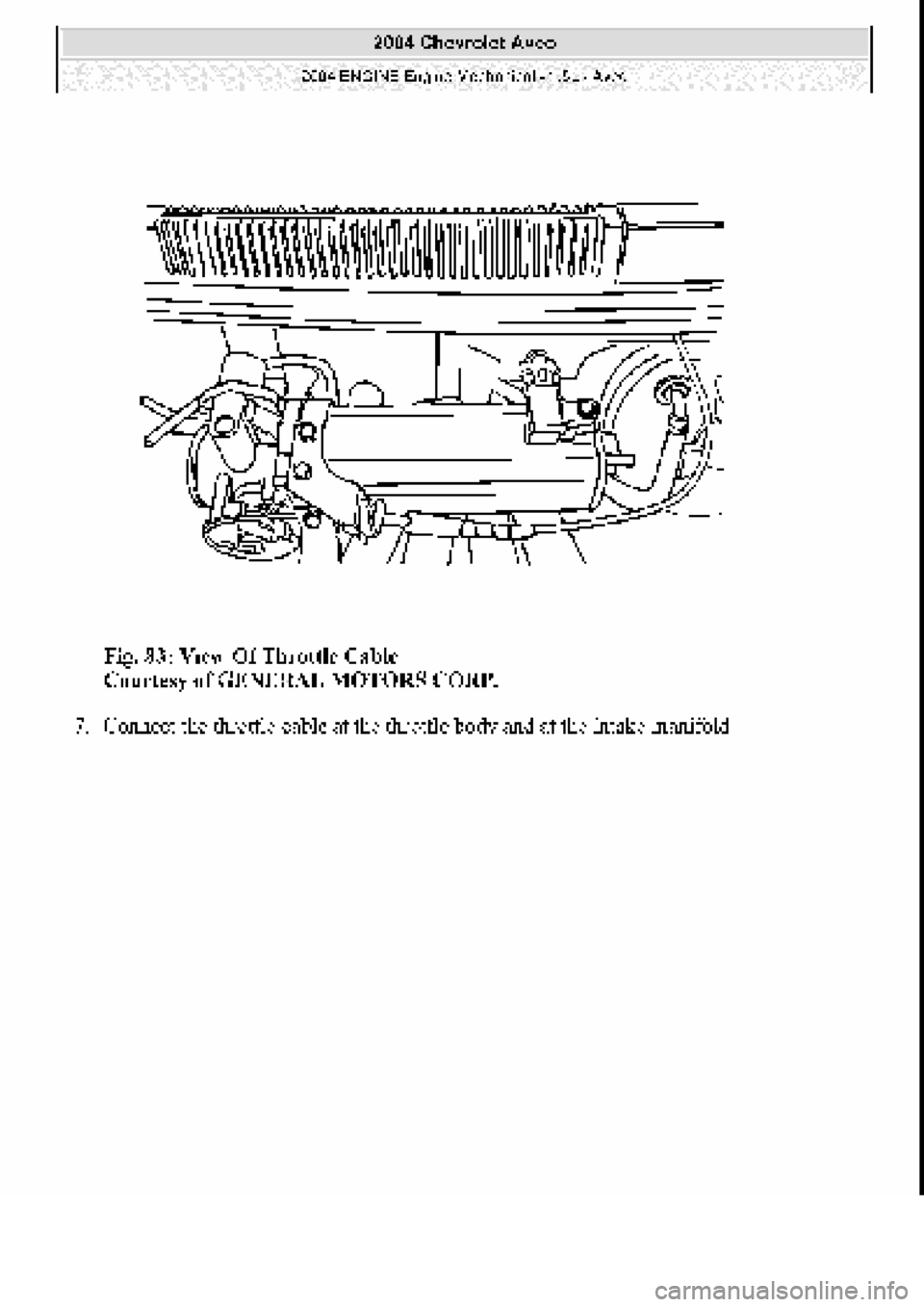 CHEVROLET AVEO 2002  Service Repair Manual 