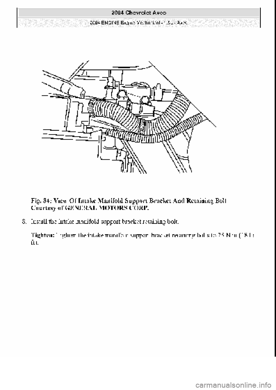 CHEVROLET AVEO 2002  Service Repair Manual 