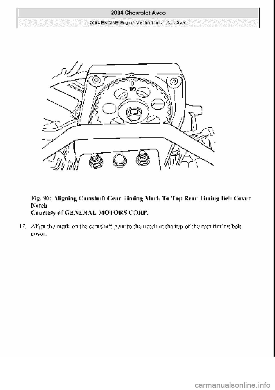 CHEVROLET AVEO 2002  Service Repair Manual 