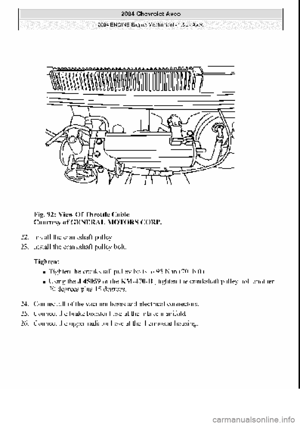 CHEVROLET AVEO 2002  Service Repair Manual 
