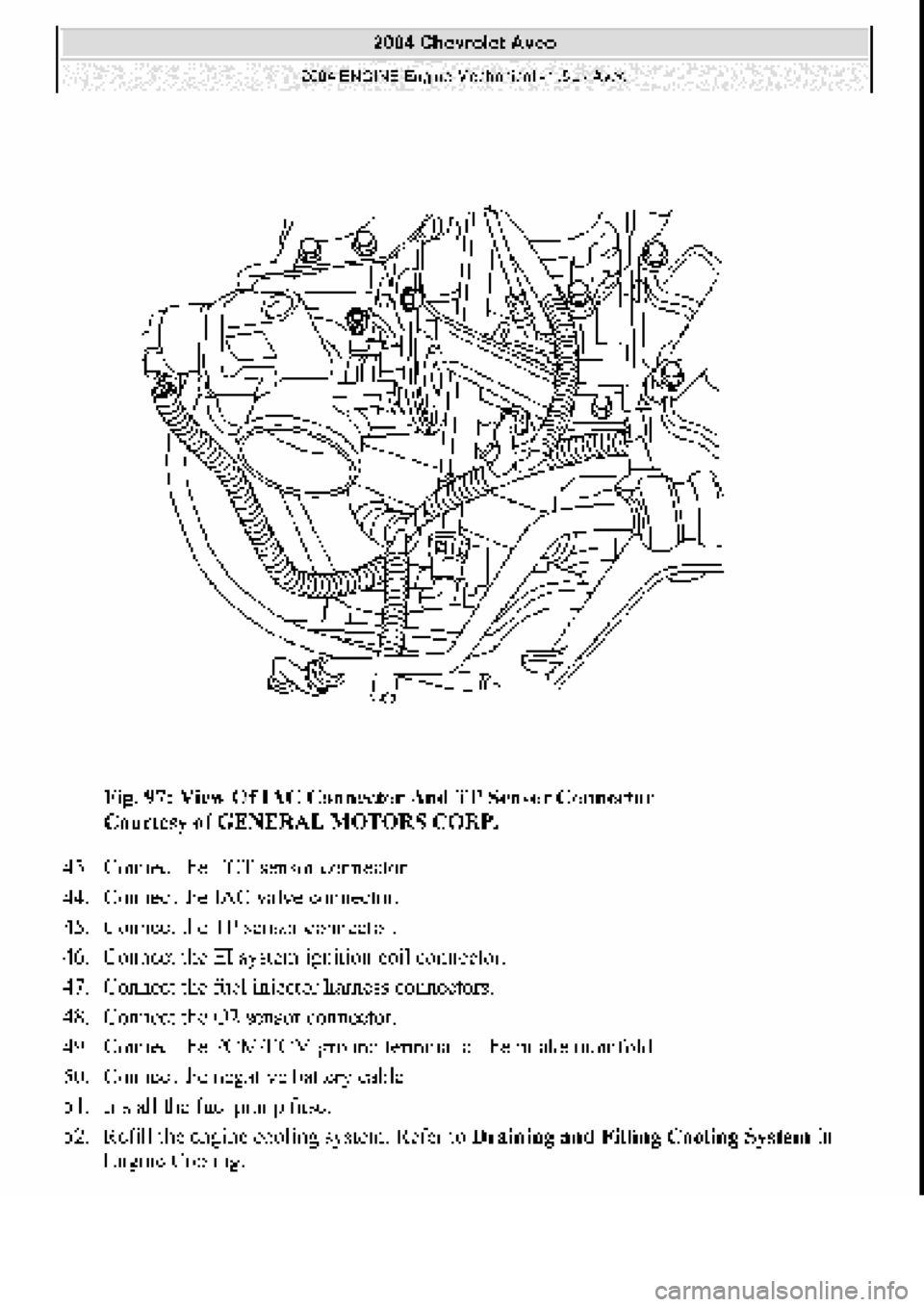 CHEVROLET AVEO 2002  Service Repair Manual 