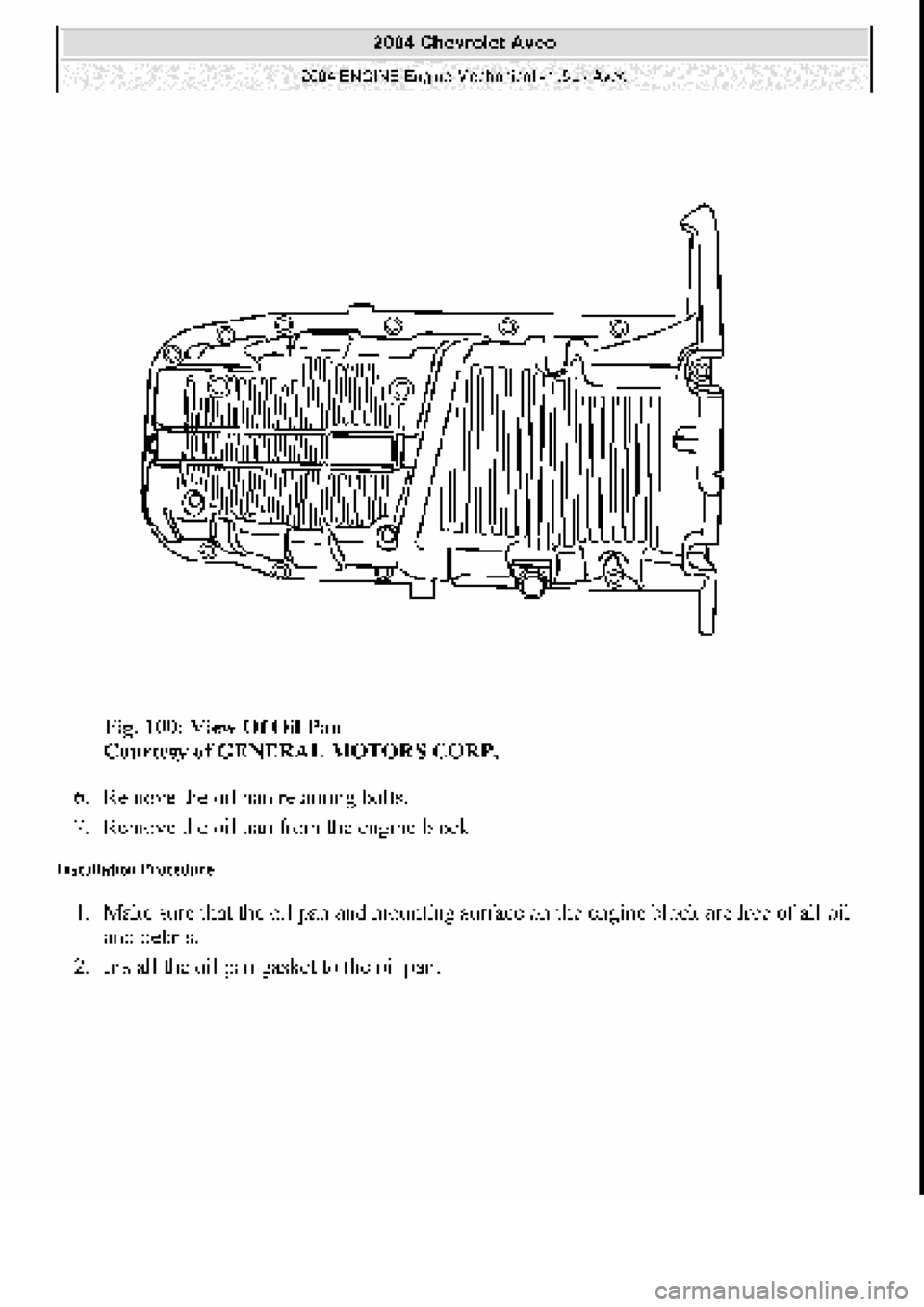 CHEVROLET AVEO 2002  Service Repair Manual 