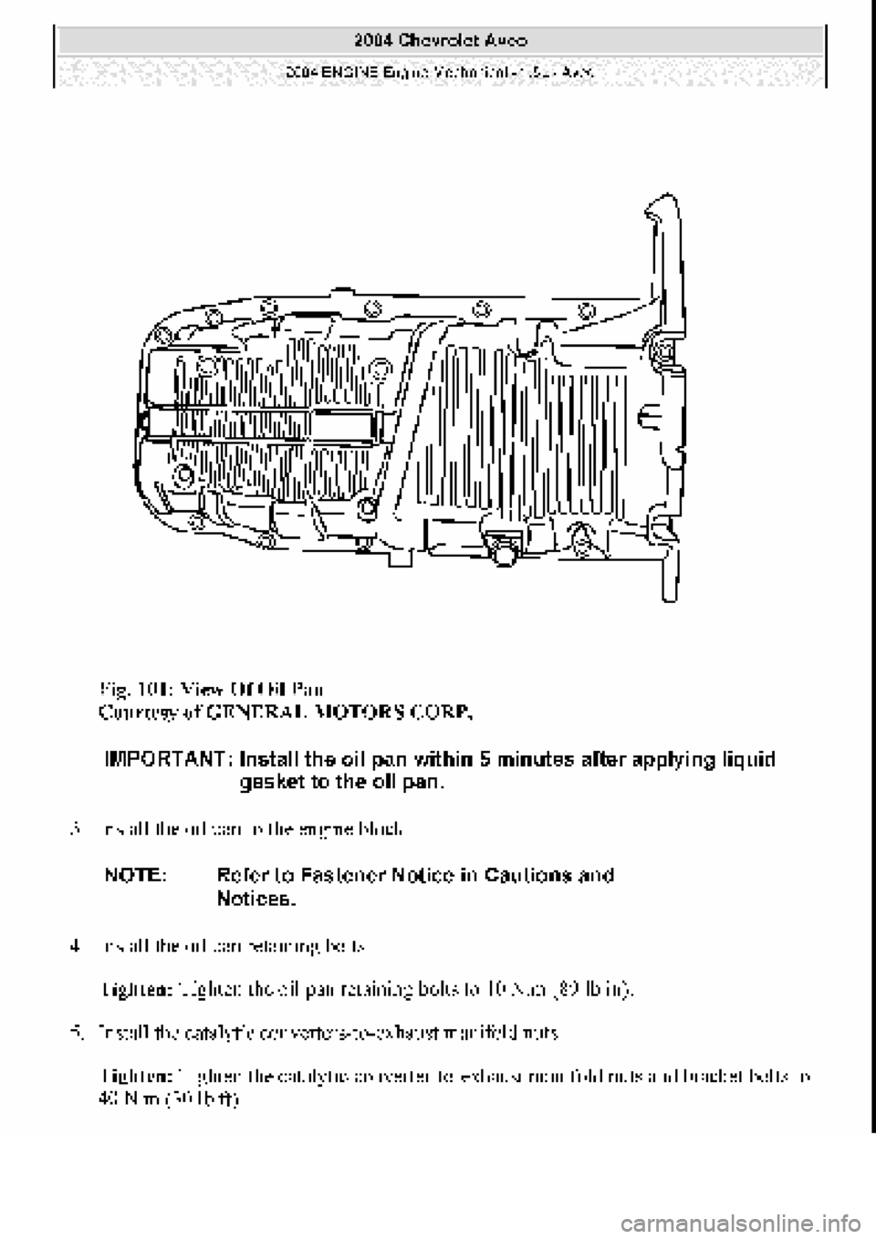 CHEVROLET AVEO 2002  Service Repair Manual 