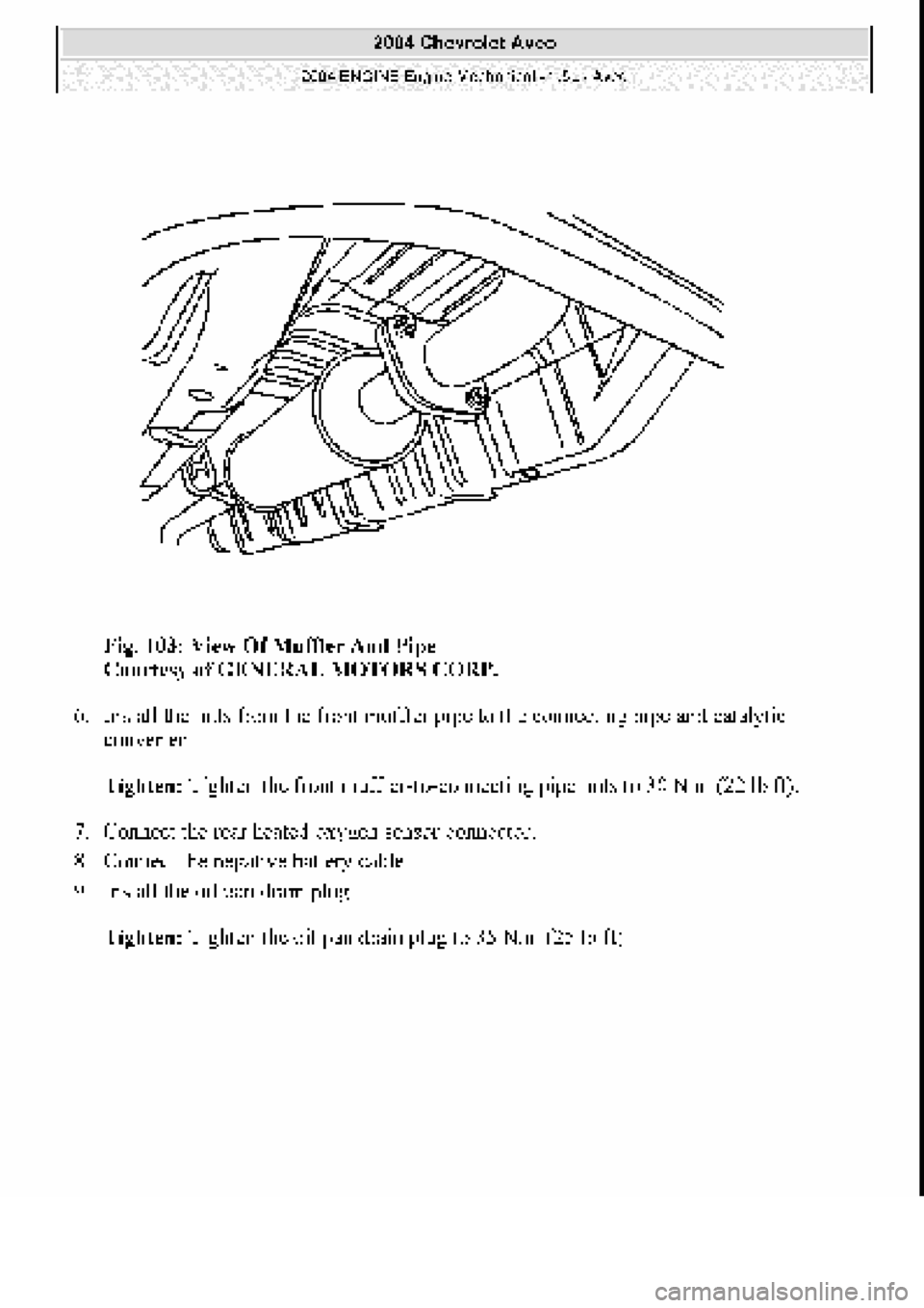 CHEVROLET AVEO 2002  Service Repair Manual 