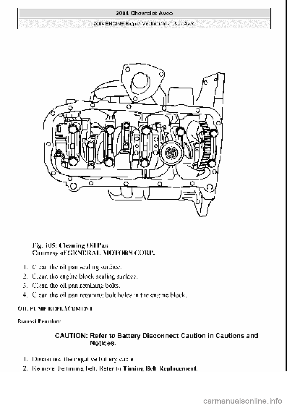 CHEVROLET AVEO 2002  Service Repair Manual 