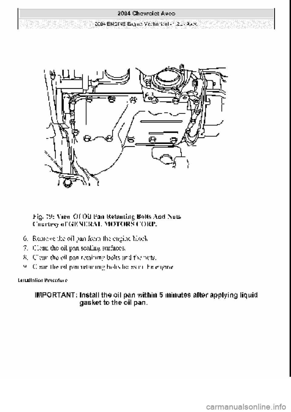 CHEVROLET AVEO 2002  Service Repair Manual 