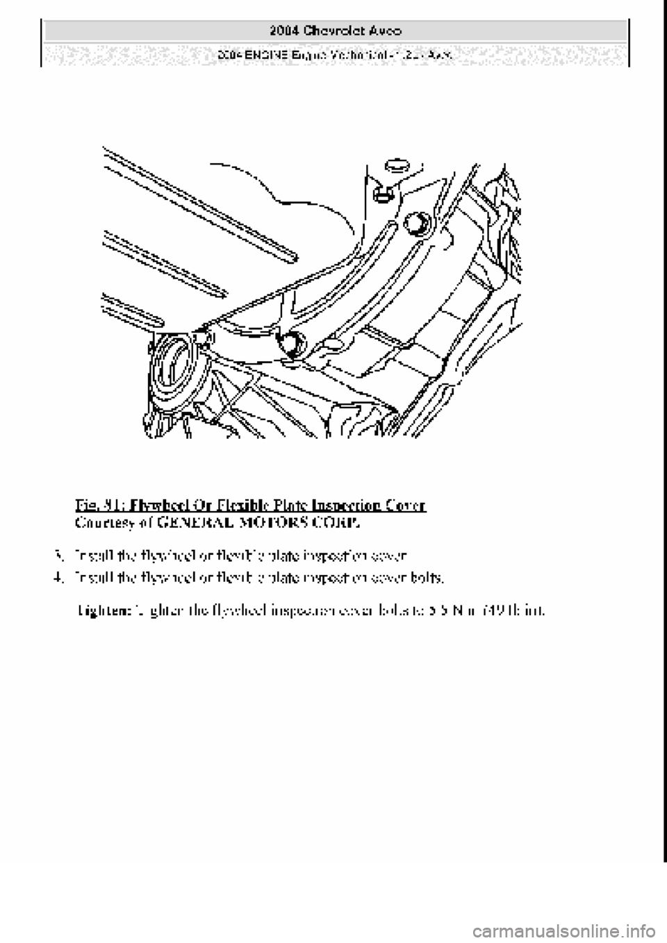 CHEVROLET AVEO 2002  Service Repair Manual 