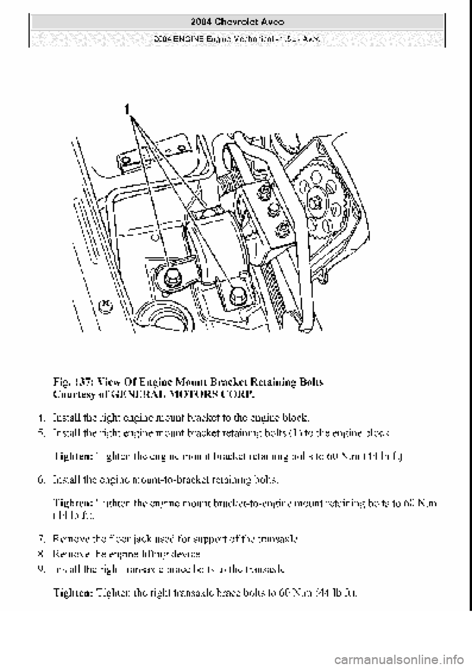 CHEVROLET AVEO 2002  Service Repair Manual 