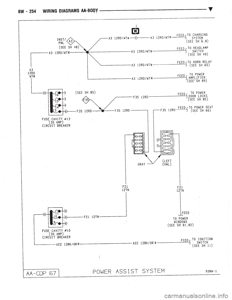 CHEVROLET DYNASTY 1993  Service Manual 