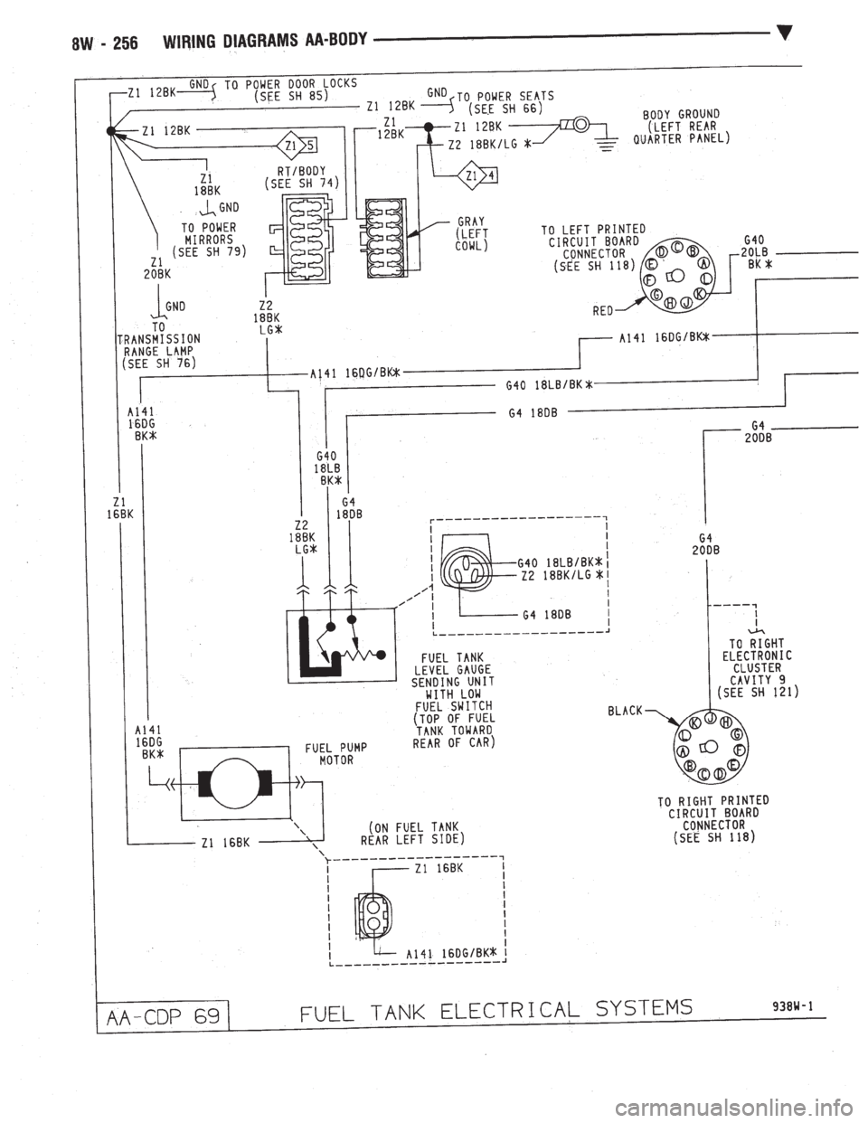 CHEVROLET DYNASTY 1993  Service Manual 