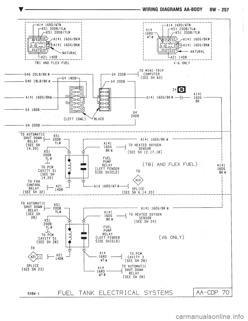 CHEVROLET DYNASTY 1993  Service Manual 