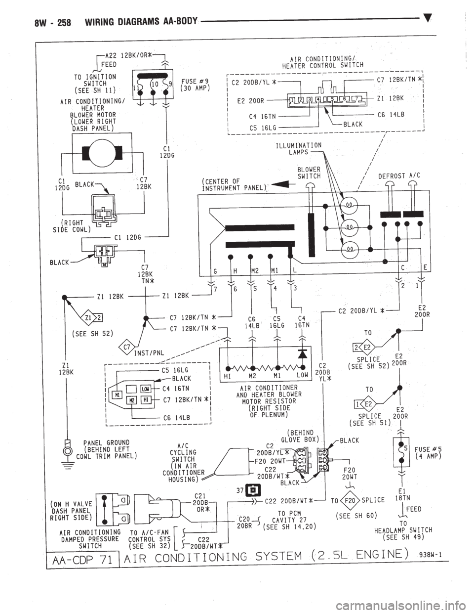 CHEVROLET DYNASTY 1993  Service Manual 
