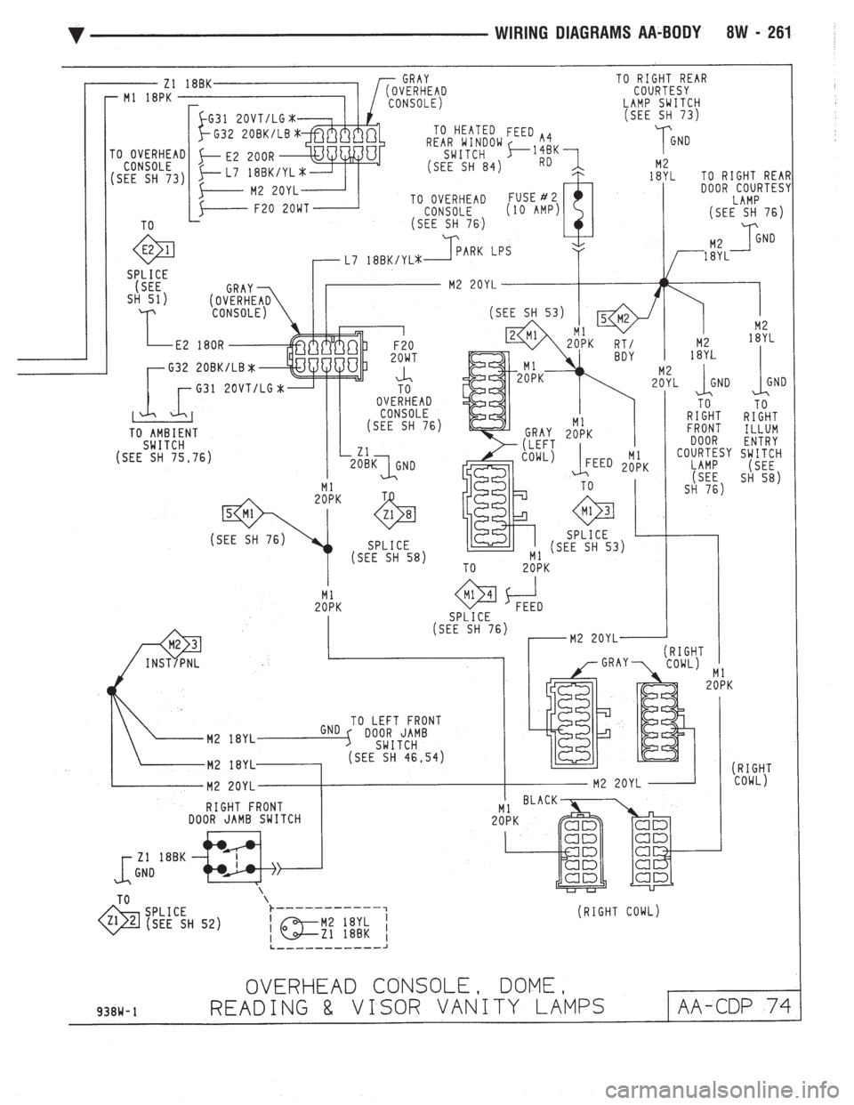 CHEVROLET DYNASTY 1993  Service Manual 