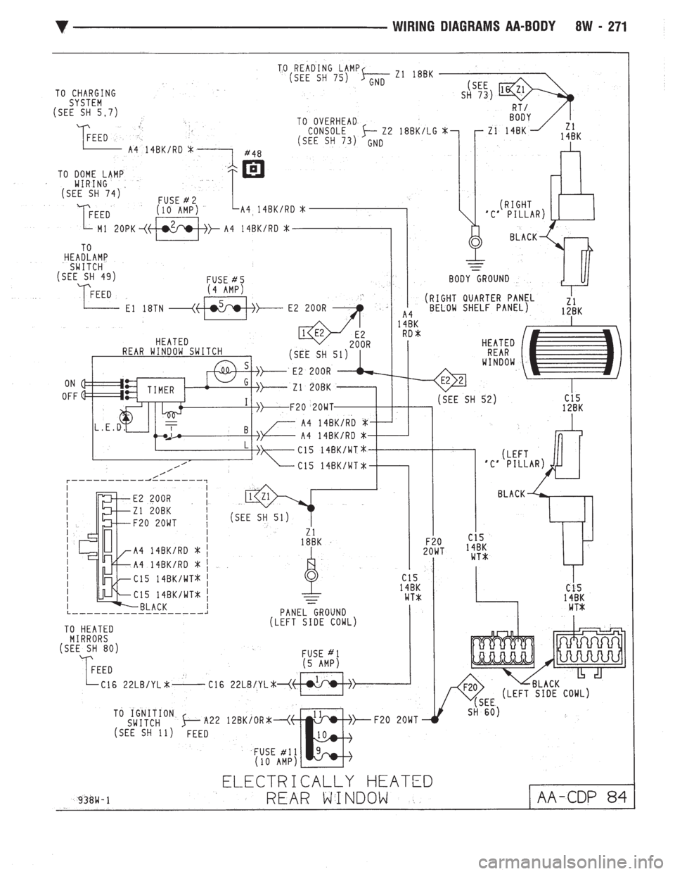 CHEVROLET DYNASTY 1993  Service Manual 