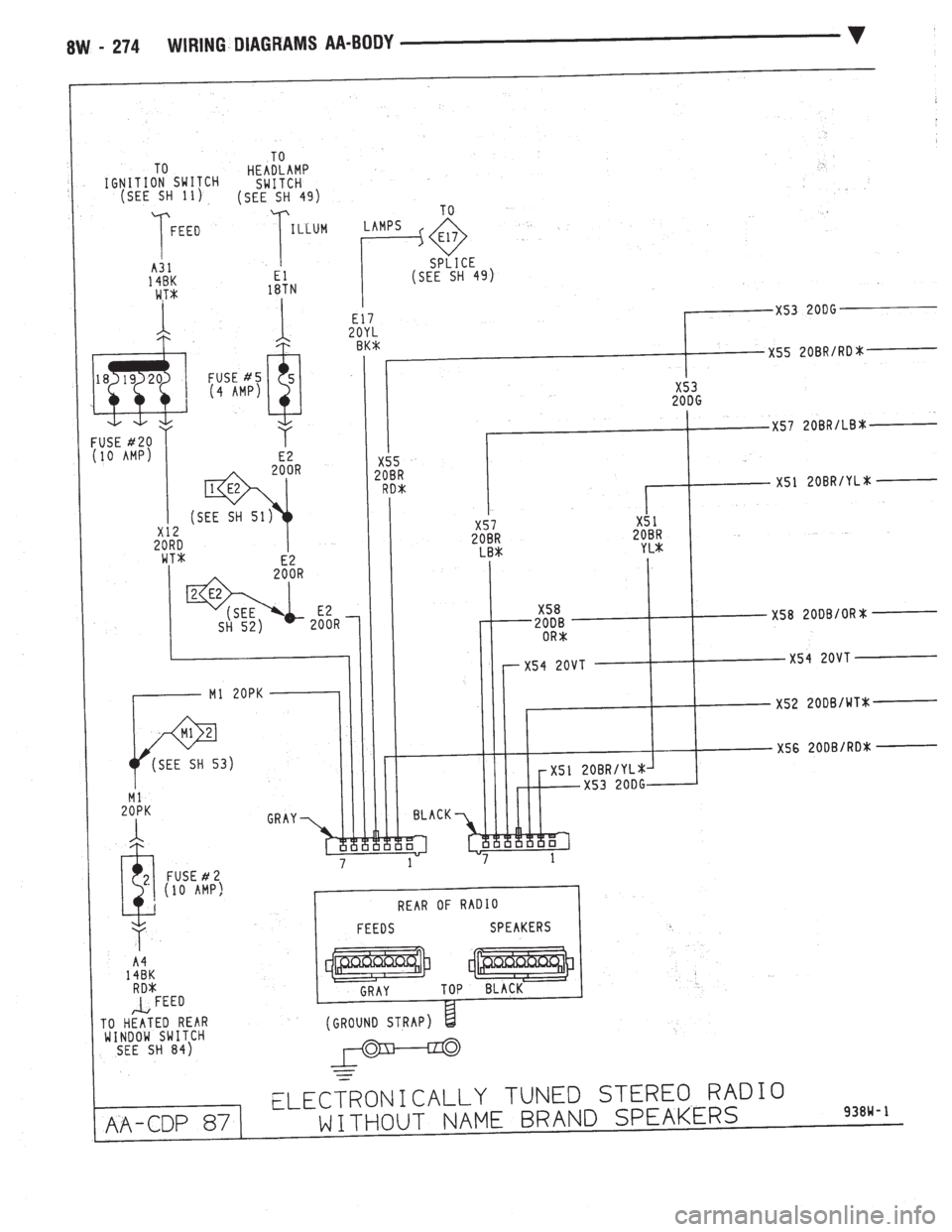 CHEVROLET DYNASTY 1993  Service Manual 