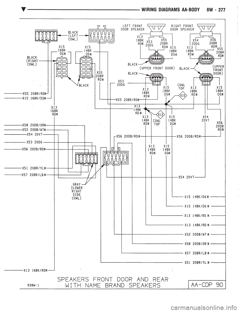 CHEVROLET DYNASTY 1993  Service Manual 