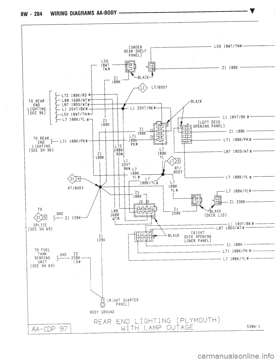 CHEVROLET DYNASTY 1993  Service Manual 