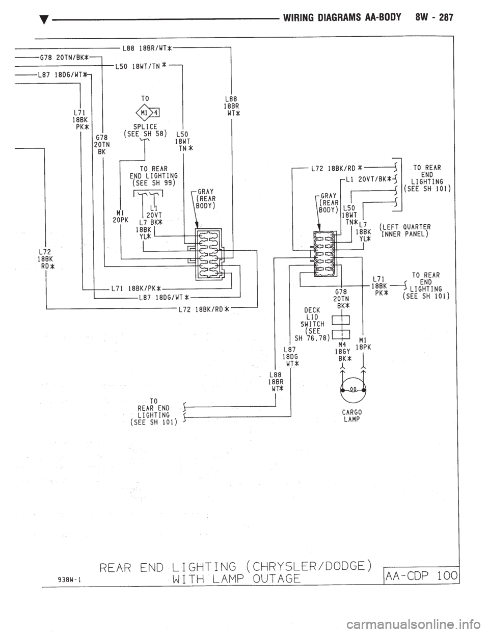CHEVROLET DYNASTY 1993  Service Manual 