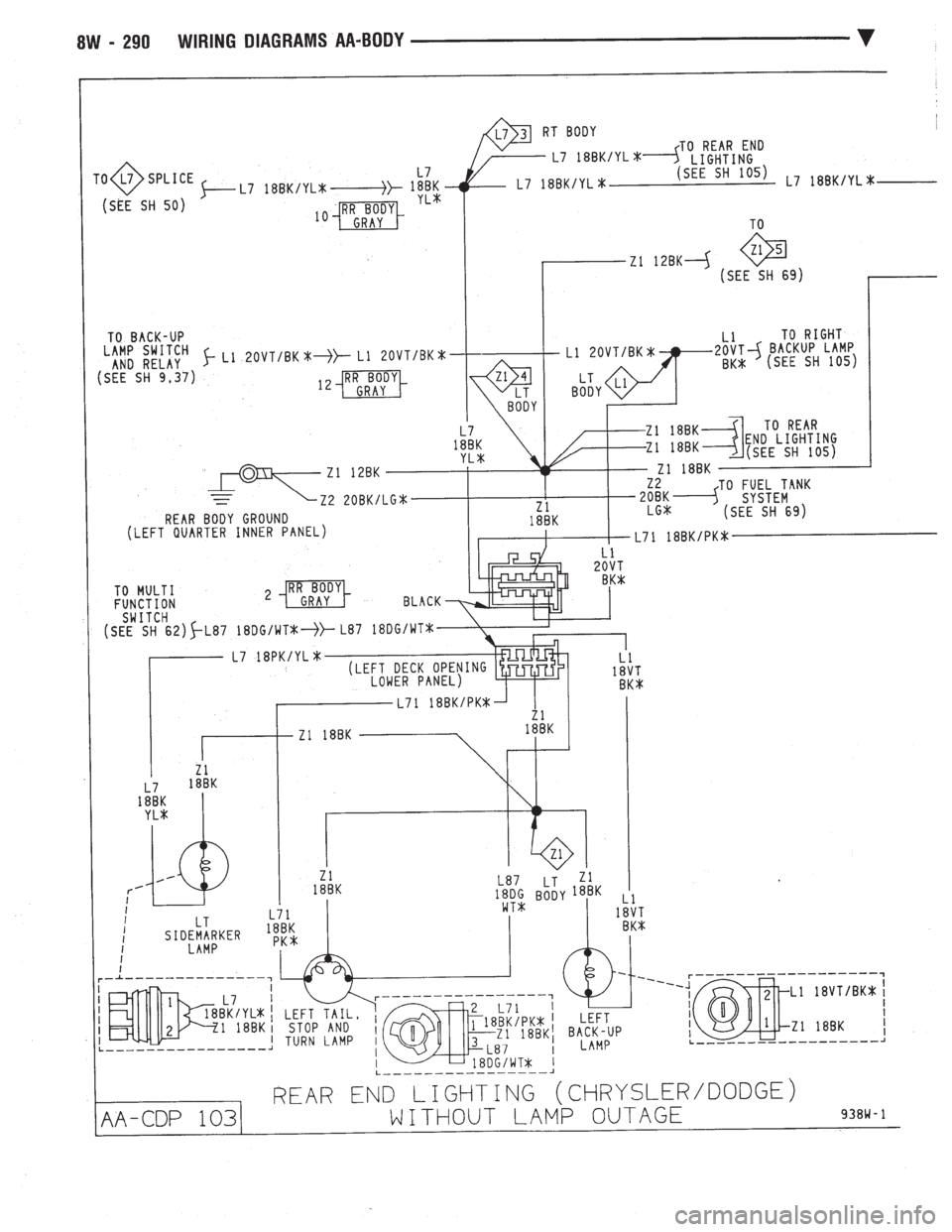 CHEVROLET DYNASTY 1993  Service Manual 