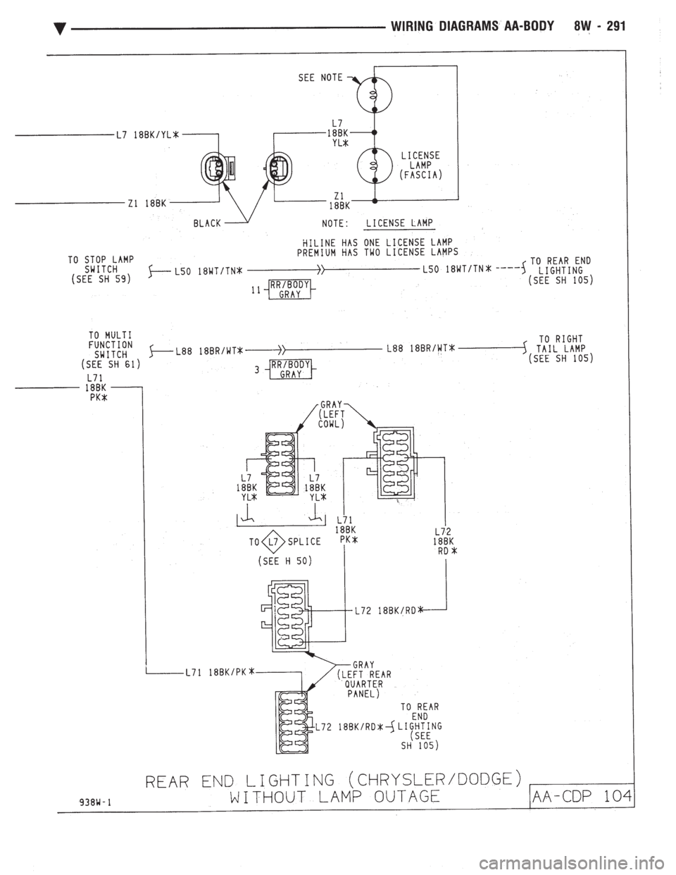 CHEVROLET DYNASTY 1993  Service Manual 