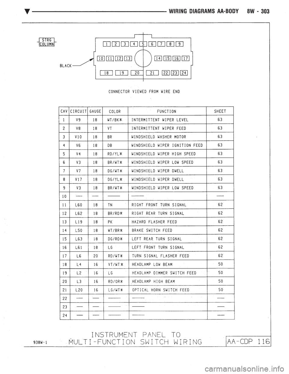 CHEVROLET DYNASTY 1993  Service Manual 