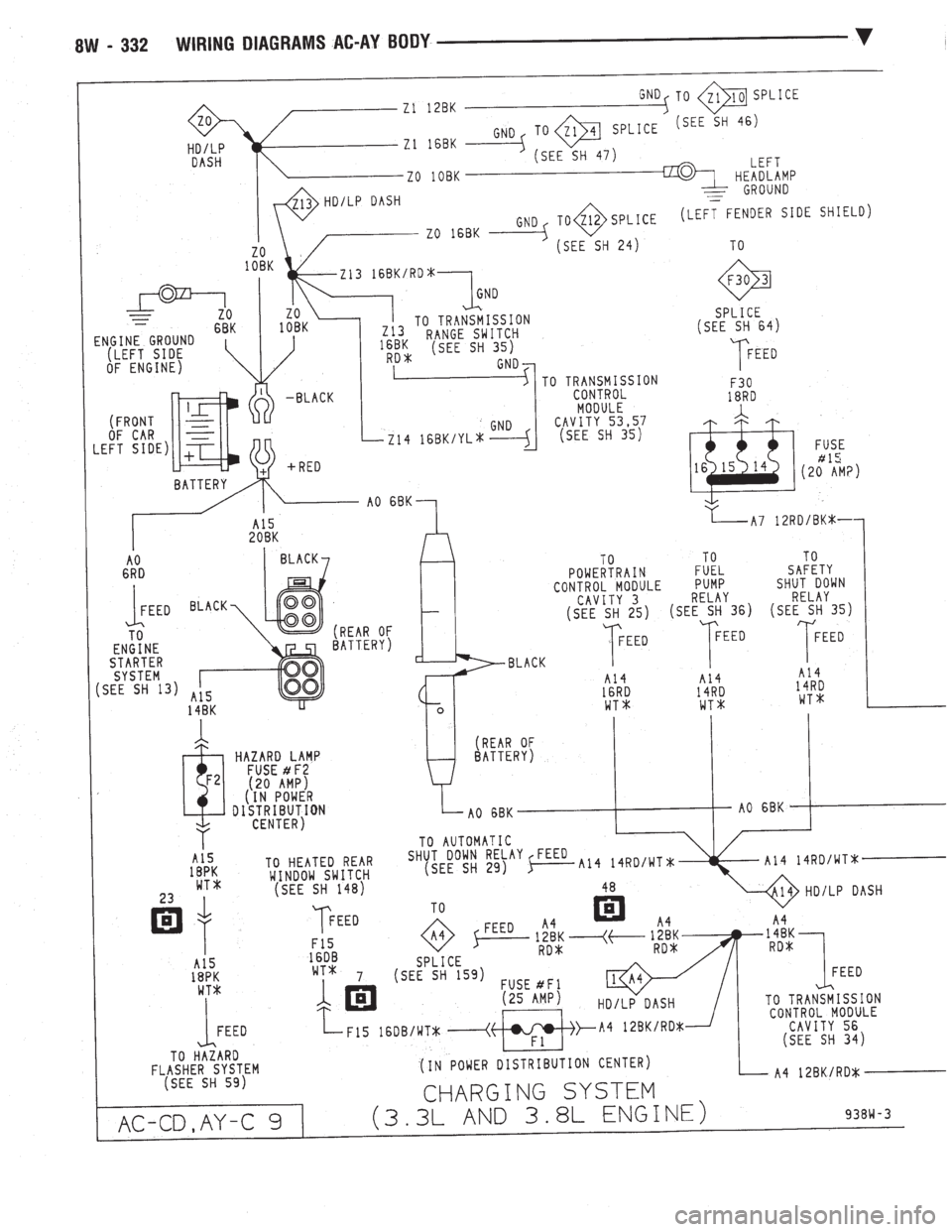 CHEVROLET DYNASTY 1993  Service Manual 