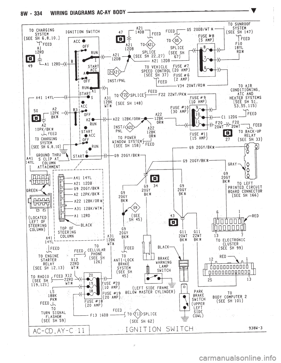 CHEVROLET DYNASTY 1993  Service Manual 