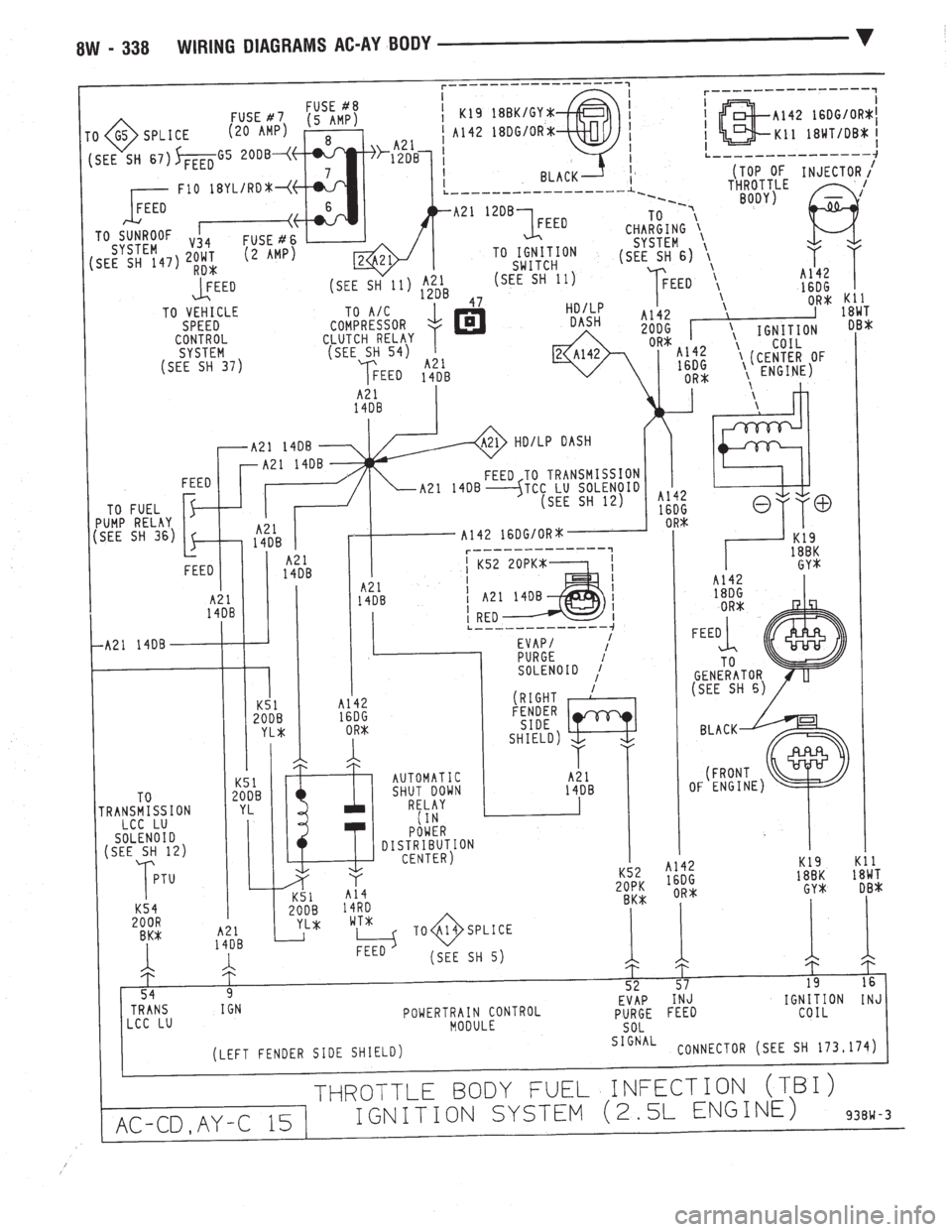 CHEVROLET DYNASTY 1993  Service Manual 