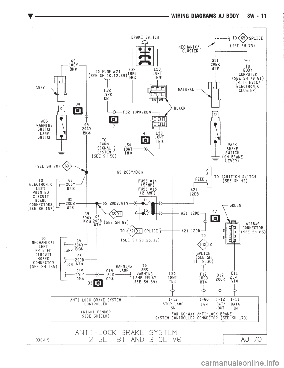 CHEVROLET DYNASTY 1993  Service Manual 