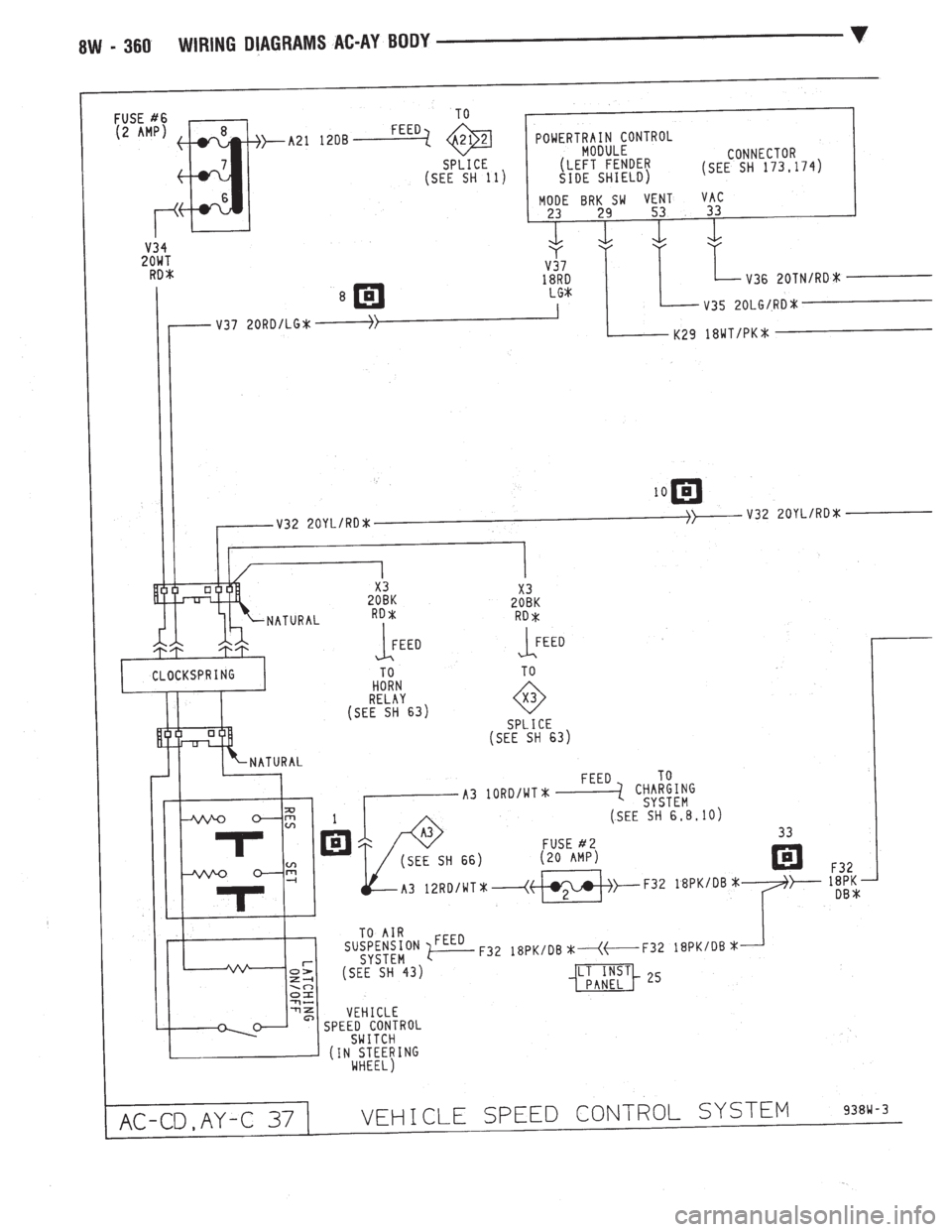 CHEVROLET DYNASTY 1993  Service Manual 
