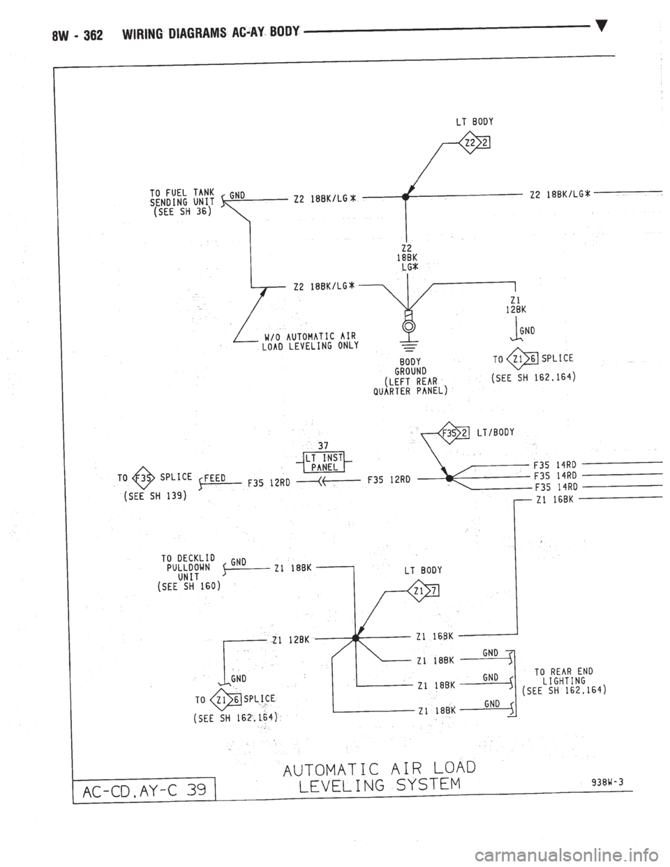 CHEVROLET DYNASTY 1993  Service Manual 