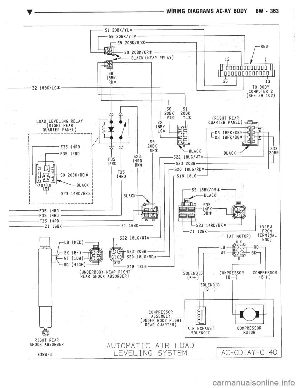 CHEVROLET DYNASTY 1993  Service Manual 