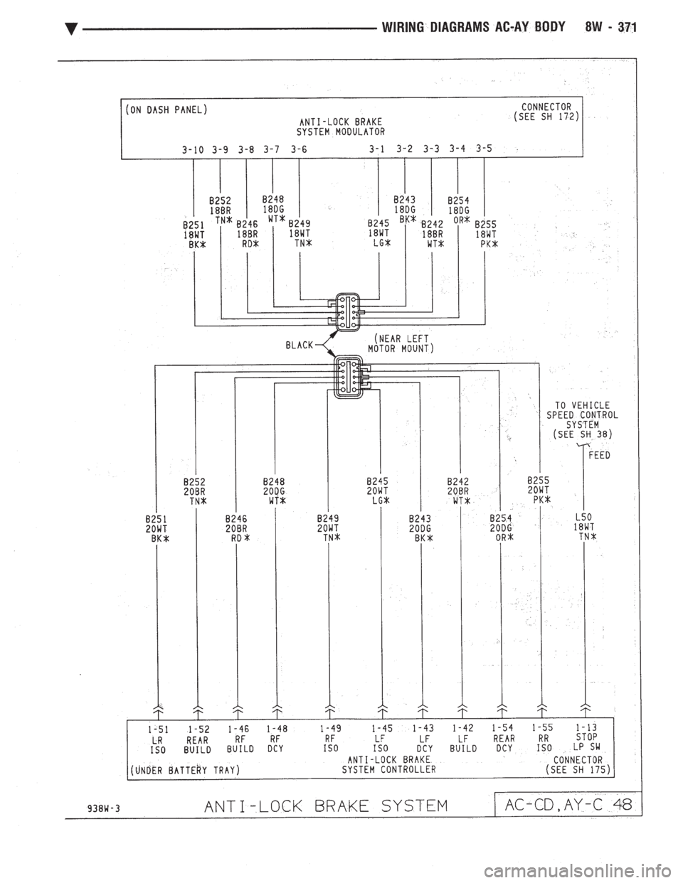 CHEVROLET DYNASTY 1993  Service Manual 