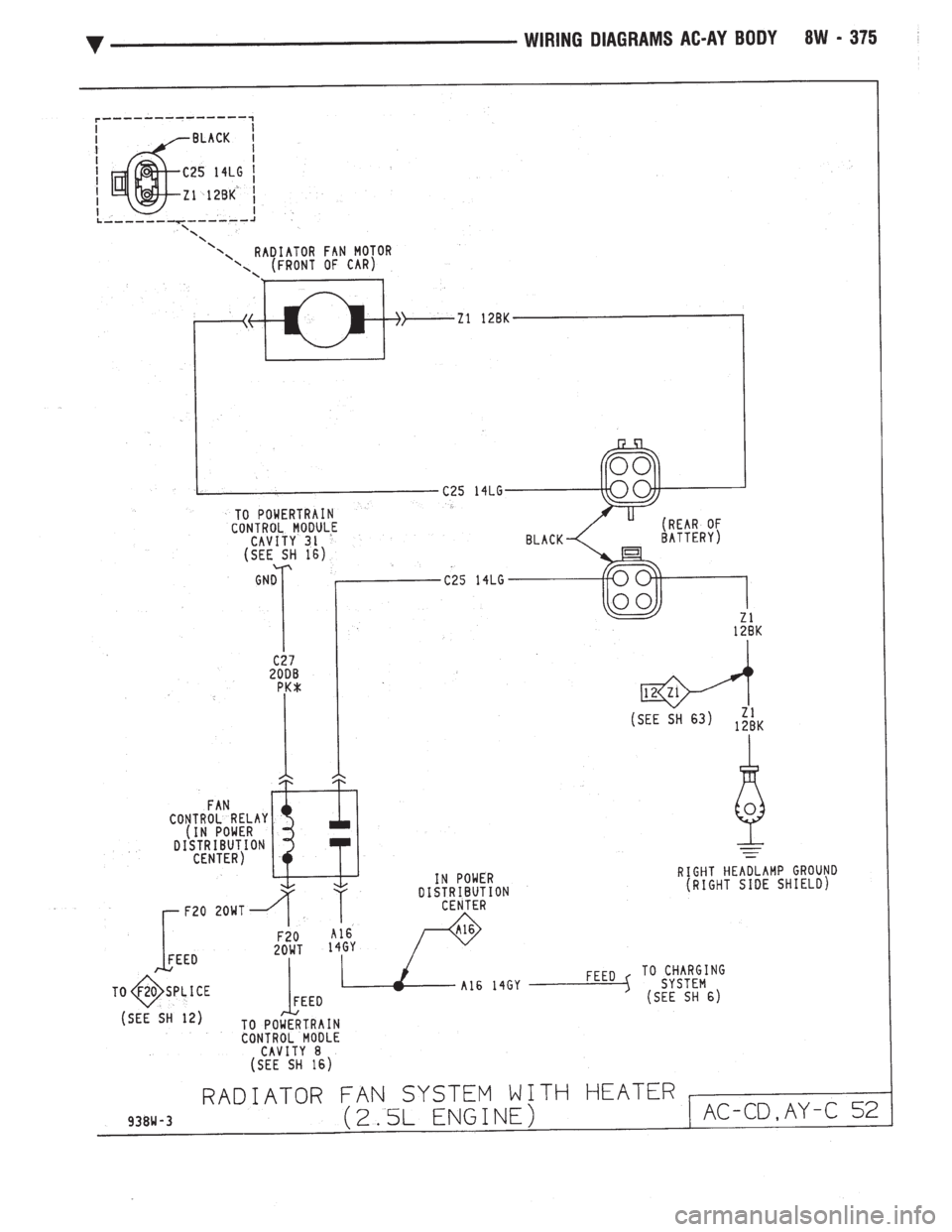 CHEVROLET DYNASTY 1993  Service Manual 