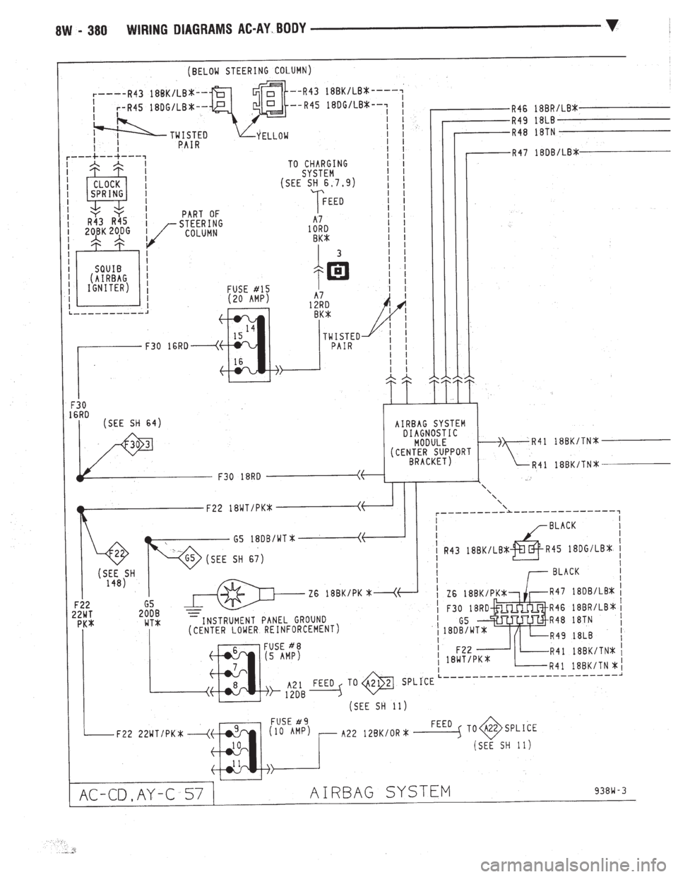 CHEVROLET DYNASTY 1993  Service Manual 