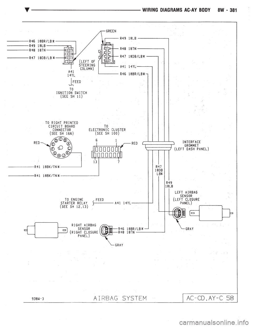 CHEVROLET DYNASTY 1993  Service Manual 
