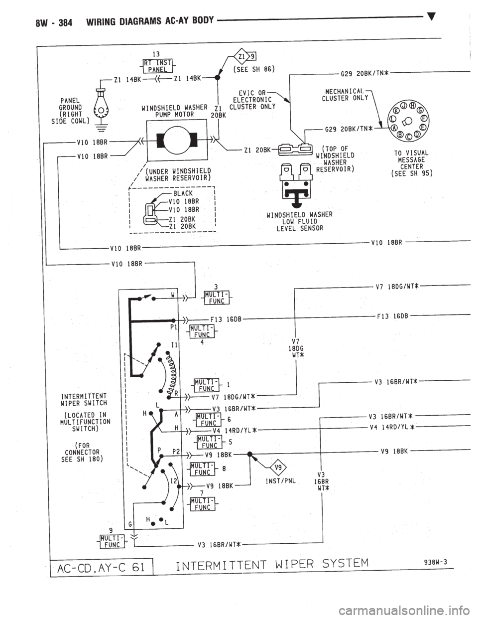 CHEVROLET DYNASTY 1993  Service Manual 
