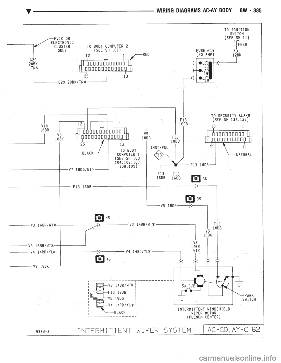 CHEVROLET DYNASTY 1993  Service Manual 