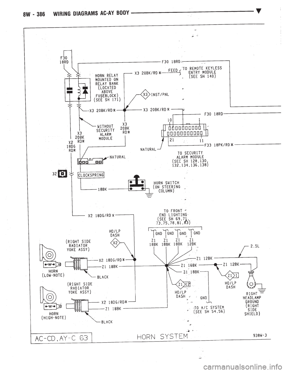 CHEVROLET DYNASTY 1993  Service Manual 