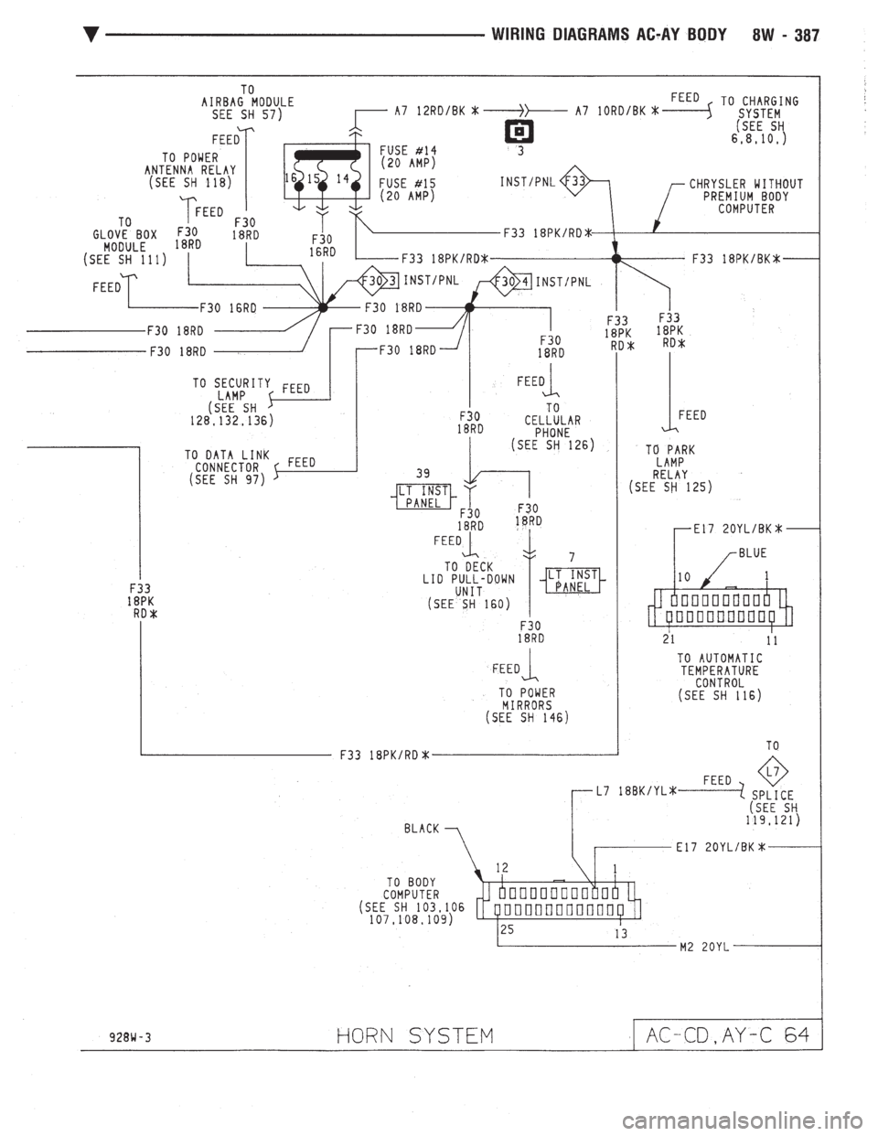 CHEVROLET DYNASTY 1993  Service Manual 